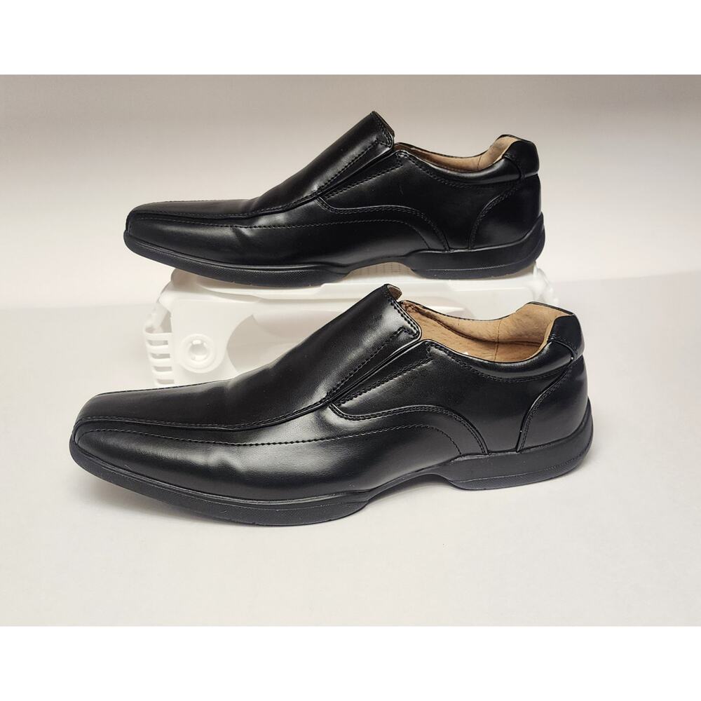 Merona Men's Black Faux Leather Dress Shoes Size 8